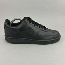 Nike Court Vision Low DH2987-002 Triple Black Sneakers Sports Trainers Shoes UK6