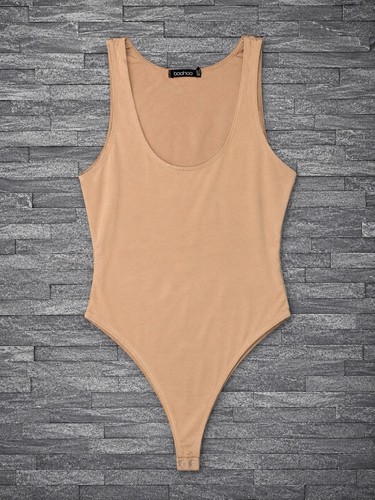 Boohoo nude sleeveless high - boohoo,