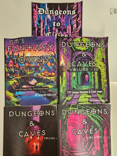 Rpg dungeon map book - dungeon,