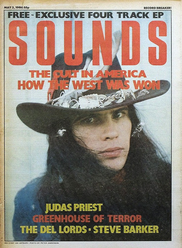 Sounds may 1986 the cult - .,