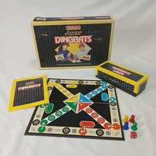 Junior Dingbats Board Game 1988 Waddingtons Vintage Missing Timer And Badge