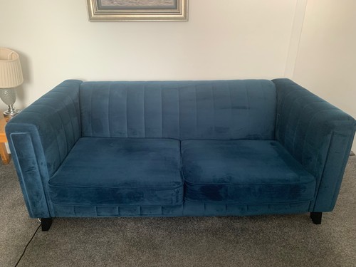 Sofology sofa and chair blue - sofa,