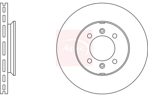 Brake disc front vented - brake,