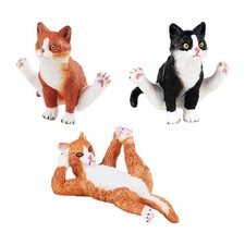 Cat Figurines Small Cat Figures Toy, for Kids Children for Cake Topper