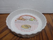 Apple Orange Pie Ceramic Flan