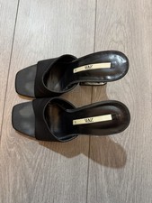 Black Zara Block Heels Size 5
