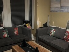 Ashley 2-Seater Sofa Charcoal