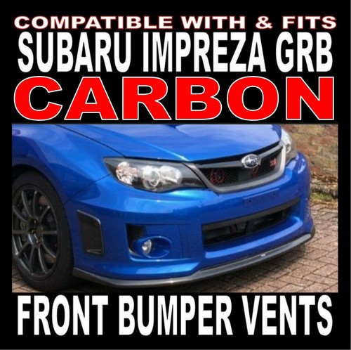 Carbon front bumper vents - carbon, air