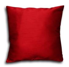 Cushion Covers Plain Faux Silk
