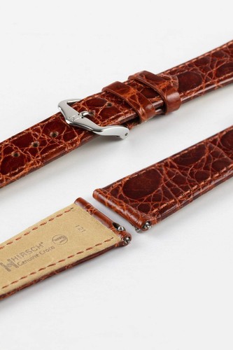 Hirsch genuine croco shiny - genuine,