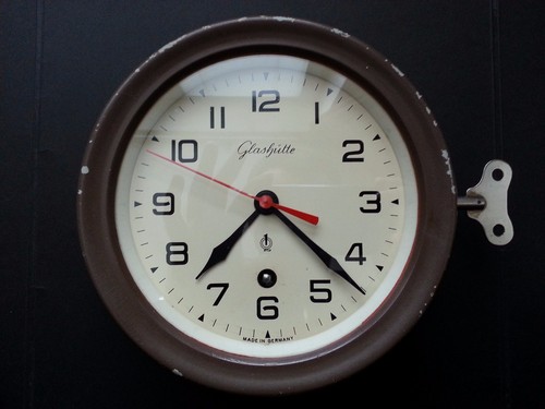 Gub glashutte navy ship clock - gub,
