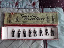1510 BRITAINS TOY SOLDIERS BRITISH SAILORS TYPES OF THE ROYAL NAVY. W BRITAIN