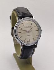 Vintage Watch Poljot Quartz 2456 Men Soviet USSR Classic 1980s Gift 