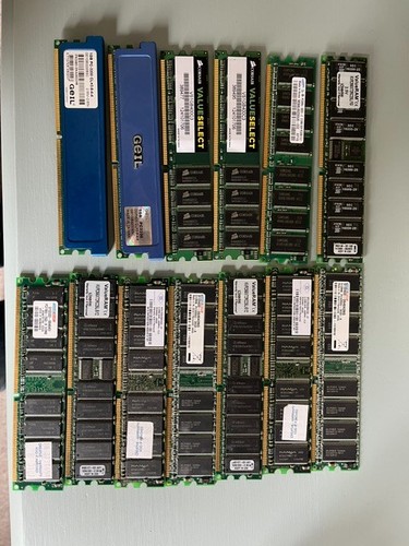 Joblot mixed ram untested - of,