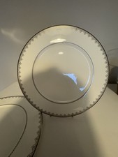 New White Lace Buffet Plates