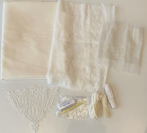 Job lot 8pcs - doll, clothing
