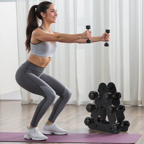 Slot dumbbell rack - 6,