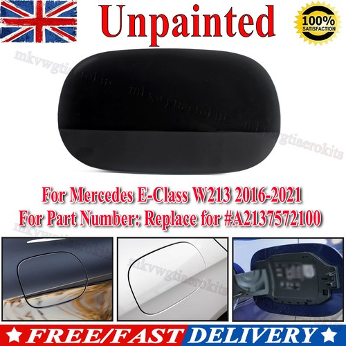 Black fuel flap cover - black,