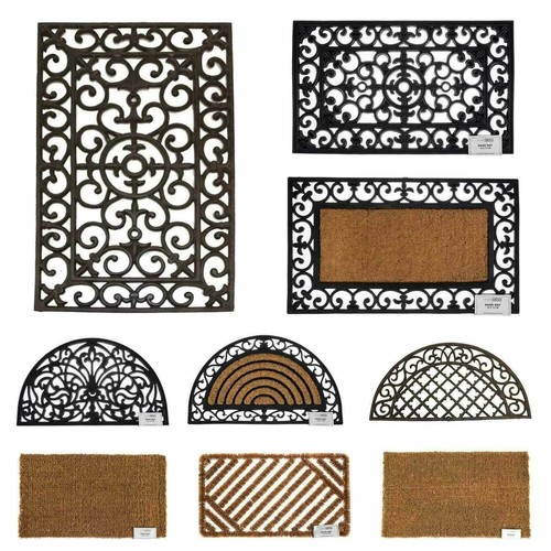 Coir rubber door mat indoor - coir,