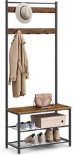 Coat Rack, Hallway Cabinet, Cloakroom, Clothes Rack, with Bench and Shoe