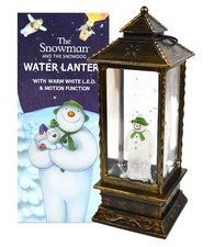 The Snowman LED Water Lantern Snow Globe Christmas Decoration Battery Operated