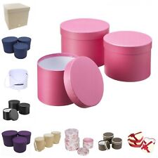 Round Square Hat Flower Box Boxes - Wedding Storage Florist Home Gift Decoration