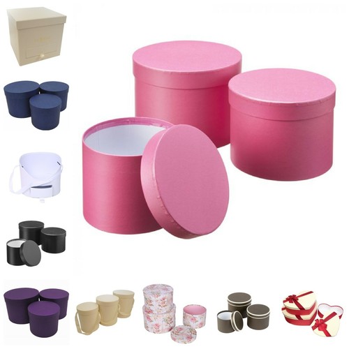 Round square hat flower - round,