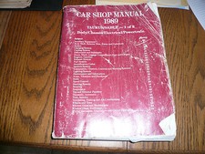 1989 Ford Car Shop Manual -