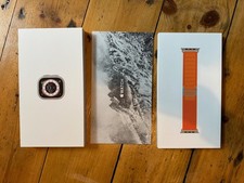 Apple Watch Ultra with Orange Alpine Loop Band - EMPTY BOX ONLY