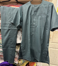 Men kaftan green traditional - green,