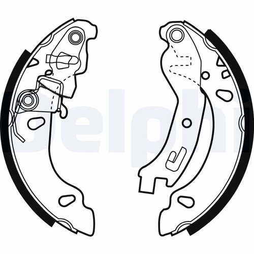 Brake shoe fits fiat - 1x, fits: