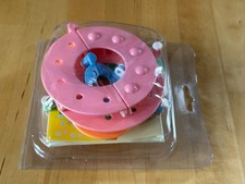 BULK LOT 72 Sets x 8pc Pom Pom Maker Fluff Wool Ball Weaver Bobble Craft 4 Sizes