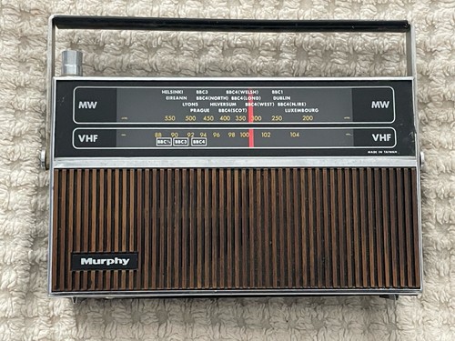 Vintage murphy portable radio - vintage,