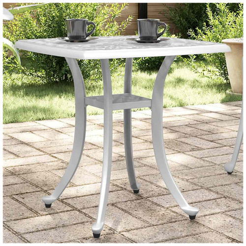 Garden table 53x53x53 white - table,