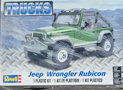 Revell jeep wrangler - wrangler, rubicon