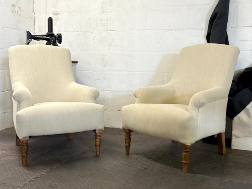 Pair french armchairs in - pair,