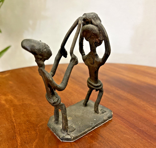 Ashanti gold weight - ashanti, bronze