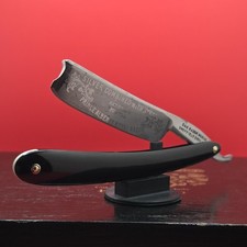 Vintage 13/16 Oak Razor Works, Sheffield Razor. Acid Etching. Shave Ready.