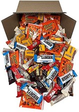 BULK CHOCOLATE CANDY BAR MIX - 5 LB of Individually Wrapped Milk Chocolate Ba...