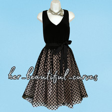 ELIZA J POLKA DOTS OCCASION PARTY DRESS SIZE 18 new with tags