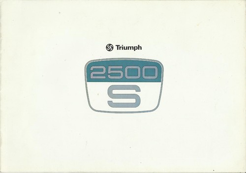 Triumph 2500 saloon - s,