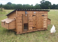 Extra Large Up To 25 Poultry Chicken Coop Shed Ark