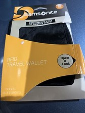 NEW BLACK Samsonite RFID