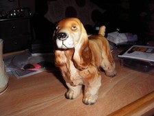 SPANIEL - PORCELAIN DOG FIGURE - POSSIBLE GERMAN / CONTINENTAL