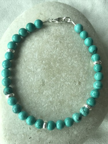 Turquoise beads women - mm,