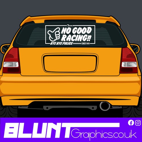 Good racing 500mm sticker - good,