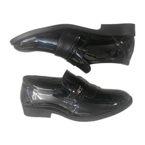 Men black patent leather - men's,