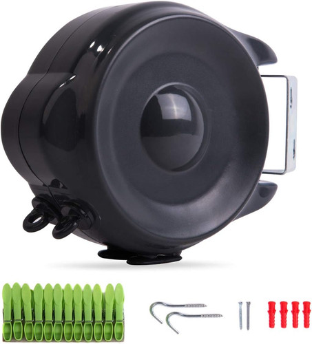 Retractable clothesline - retractable,