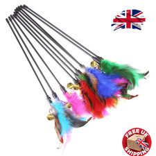 5pc Cat Wand Toys Set Feather