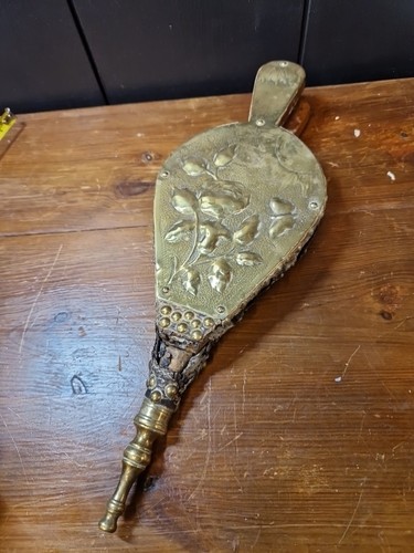 Vintage fireplace bellows - vintage,